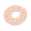 Opaque Solid Color Imitation Jade Glass Beads Strands EGLA-A044-P4mm-D05-3