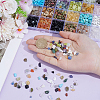 24 Styles Natural & Synthetic Mixed Gemstone Chip Beads G-PA0001-98-3