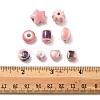 20Pcs 10 Styles Pearlized Handmade Porcelain Beads PORC-FP0001-08-2
