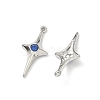 304 Stainless Steel Rhinestone Pendants X-STAS-L308-04B-P-2