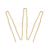 Hair Accessories Iron Hair Forks Findings OHAR-TAC0002-01G-1