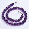 Natural Amethyst Bead Strands G-F422-02-10mm-2