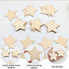 50Pcs Wood Cutouts DIY-SP0004-64A-03-4