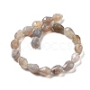 Natural Grey Agate Beads Strands G-P520-B08-01-3