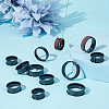 18Pcs 9 Size 201 Stainless Steel Grooved Finger Ring Settings STAS-UN0049-69EB-2
