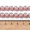 Electroplated Shell Pearl Beads Strands BSHE-G041-8mm-05-2