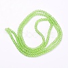 1 Strand Transparent Crackle Glass Round Beads Strands X-CCG-Q001-4mm-11-2