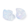 Transparent Spray Paint Glass Beads GLAA-H035-03K-2