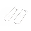 Tarnish Resistant 304 Stainless Steel Hoop Earring Finding STAS-E464-05P-2