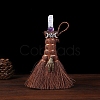 Natural Quartz Crystal Witch Brooms Pendant Decorations PW-WG0D0C3-06-1