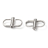 Zinc Alloy DIY Bags Adjustable Clasps Accessories PALLOY-A068-04P-2