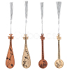 4Pcs Wooden Pipa Bookmarks AJEW-WH20020-235-7