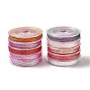 10 Rolls 10 Colors 6-Ply PET Polyester Cord OCOR-L046-03A-3