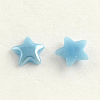 Pearlized Plated Opaque Glass Cabochons PORC-R139A-M-2