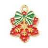 Christmas Theme Alloy Enamel Pendants ENAM-I060-01H-1