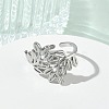 304 Stainless Steel Cuff Open Rings for Women RJEW-L341-02D-P-2