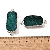 Natural Dyed Quartz Crystal Links Connector Charms G-K189-02S-03-3