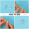 8Pcs 2 Colors Brass Branch Pendants KK-CA0002-77-5