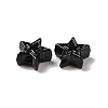 Spray Painted Alloy Beads PALLOY-K001-02G-3