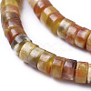 Natural Dragon Blood Jade Beads Strands G-D0017-07-3