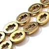 Electroplated Synthetic Non-magnetic Hematite Beads Strands G-L613-Z01-03F-1