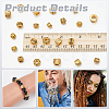 80Pcs 8 Styles Tibetan Style European Beads DIY-NB0012-43D-4