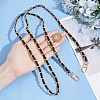 Zinc Alloy with PU Leather Chain Bag Strap AJEW-WH0472-65KCG-4