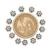 Tibetan Style Bead Caps AA188-AS-NR-4