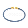 Braided Carbon Steel Wire Bracelet Making MAK-A017-B40-1