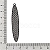 Bohemian 430 Stainless Steel Big Pendants STAS-G396-01A-01-3