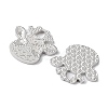 Rhodium Plated 925 Sterling Silver Charms STER-C003-13P-2