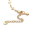 304 Stainless Steel Cross Link Chain Anklets AJEW-AN00415-3