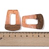 Resin & Wood Pendants LS-WOOD-F015-11B-3