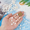 70Pcs 5 Styles Natural White Shell Beads Sets BSHE-FH0001-03-3