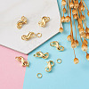 Brass Double Opening Lobster Claw Clasps FIND-TA0001-46G-5