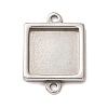 304 Stainless Steel Connector Cabochons Settings STAS-H240-69P-1
