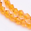 Imitation Austrian Crystal 5301 Bicone Beads GLAA-S026-12-3