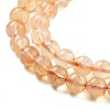 Natural Citrine Beads Strands X-G-S150-09-6mm-3