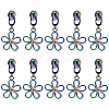 14Pcs Flower #5 Zinc Alloy Replacement Zipper Sliders FIND-GF0005-70C-1