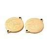 Ion Plating(IP) 304 Stainless Steel Connector Charms STAS-C074-11G-07-2