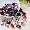 Electroplate Czech Glass Beads GLAA-O018-15-1