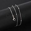 Brass Satellite Chains Necklaces for Women NJEW-D302-33P-1