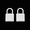 Spray Painted Alloy Pendants PALLOY-Q433-031J-RS-1