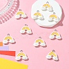 10Pcs Opaque Resin Pendants RESI-YW0003-49-5