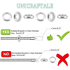 200Pcs Ring 304 Stainless Steel Spacer Beads STAS-UN0058-87D-P-6