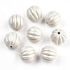 Spray Painted Acrylic Beads X-MACR-T037-04-2