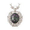 Natural Ruby in Zoisite Pendants G-A226-02P-09-1