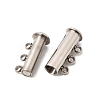 304 Stainless Steel Slide Lock Clasps STAS-F350-05B-P-2