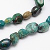 Nuggets Natural Chrysocolla Beads Strands X-G-N0164-10-2