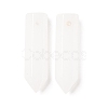 Natural White Jade Pointed Pendants G-D460-01V-1